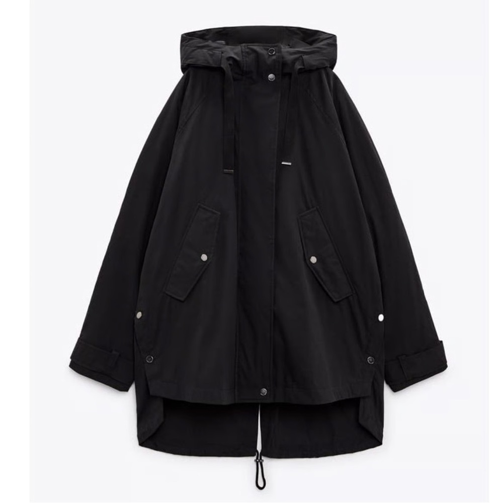 Zara The Minimal Parka Limited Edition Oversized Puffer Jacket Coat Size Medium